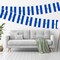 G128 El Salvador Salvadoran Bunting Banner | Flag 8.2 x 5.5 Inch, Full String 33 Feet | Printed 150D Polyester, Decorations For Bar, School, Festival Events Celebration